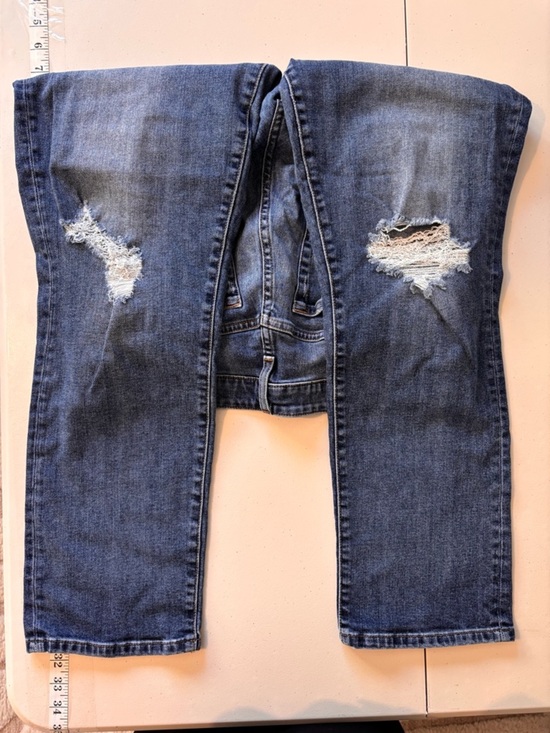 Joes Jeans Straight Leg Distressed Denim Size 32 - Picture 9 of 14